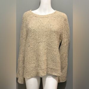 Madewell Beige Crew Neck Sweater